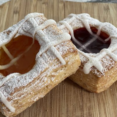 Apricot and Raspberry Danish