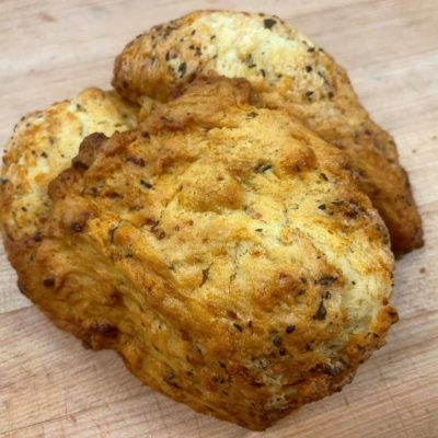 Lemon Rosemary Asiago Scone
